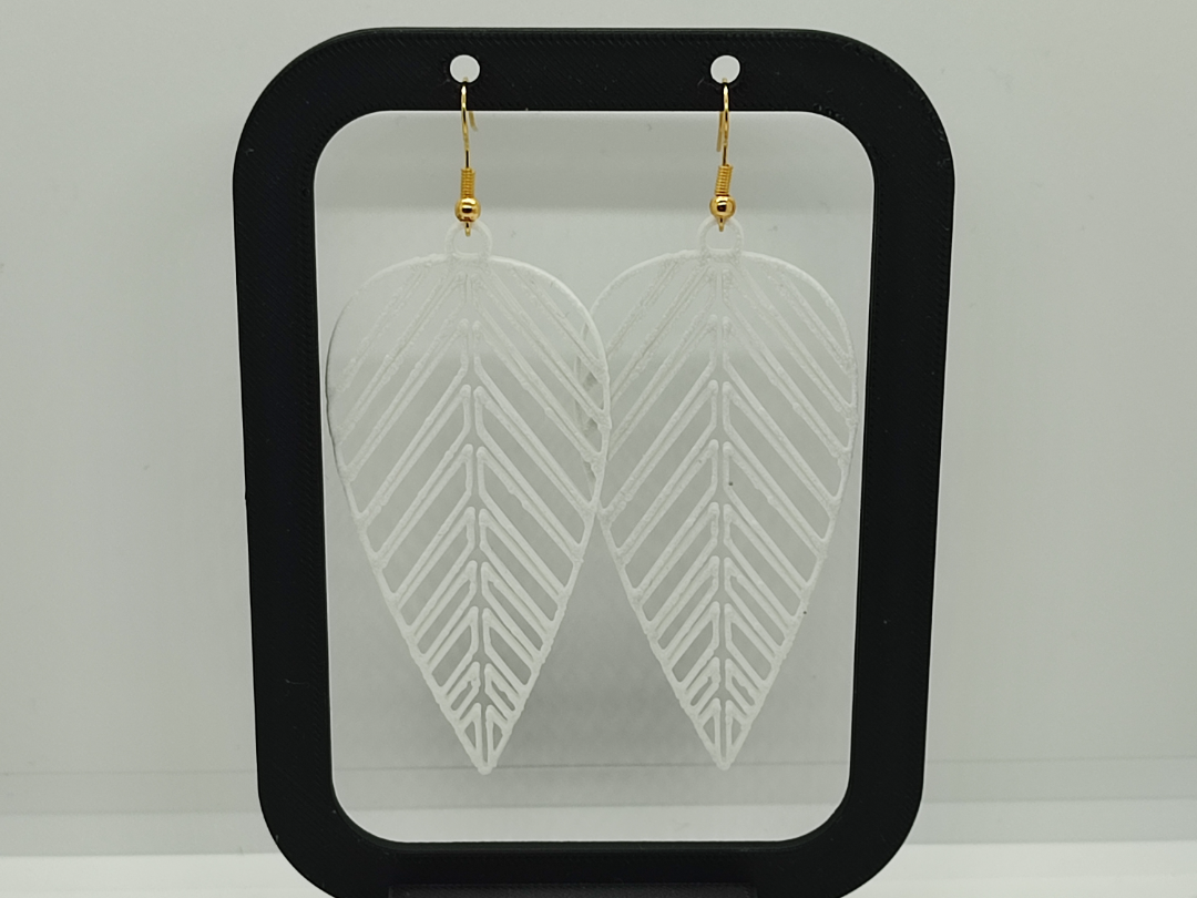 Pendientes hoja