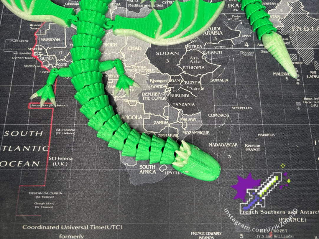 FlexyDragon Shenlong Glow-in-the-Dark