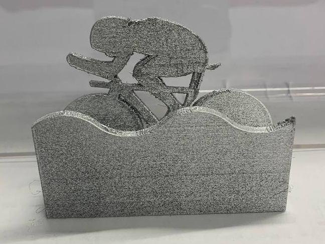 Track Cycling - angled figure