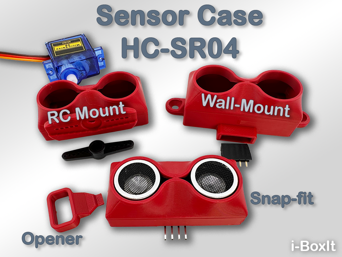 HC-SR04 Case | Snap-Fit