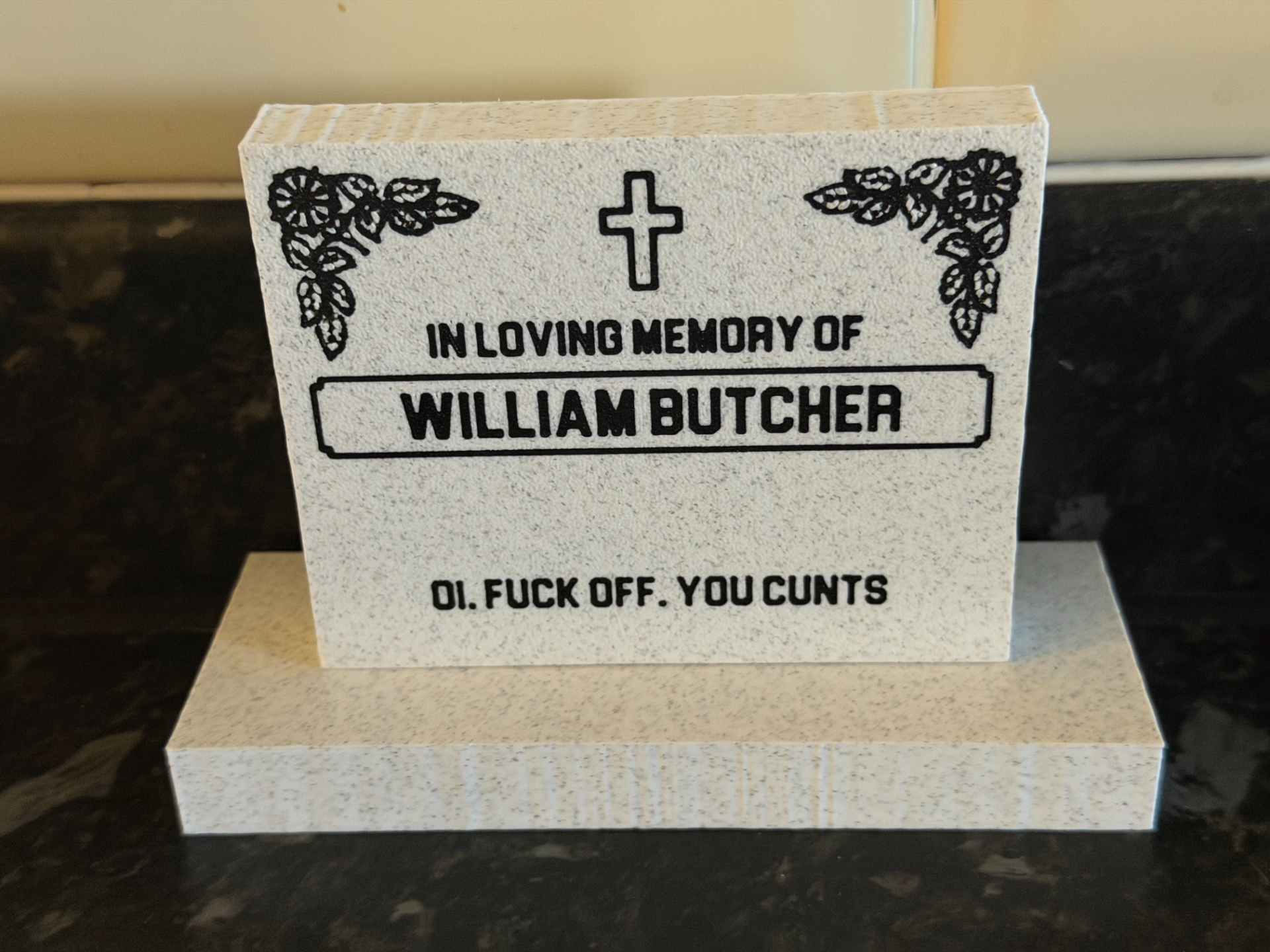 Billy Butcher's Gravestone NSFW