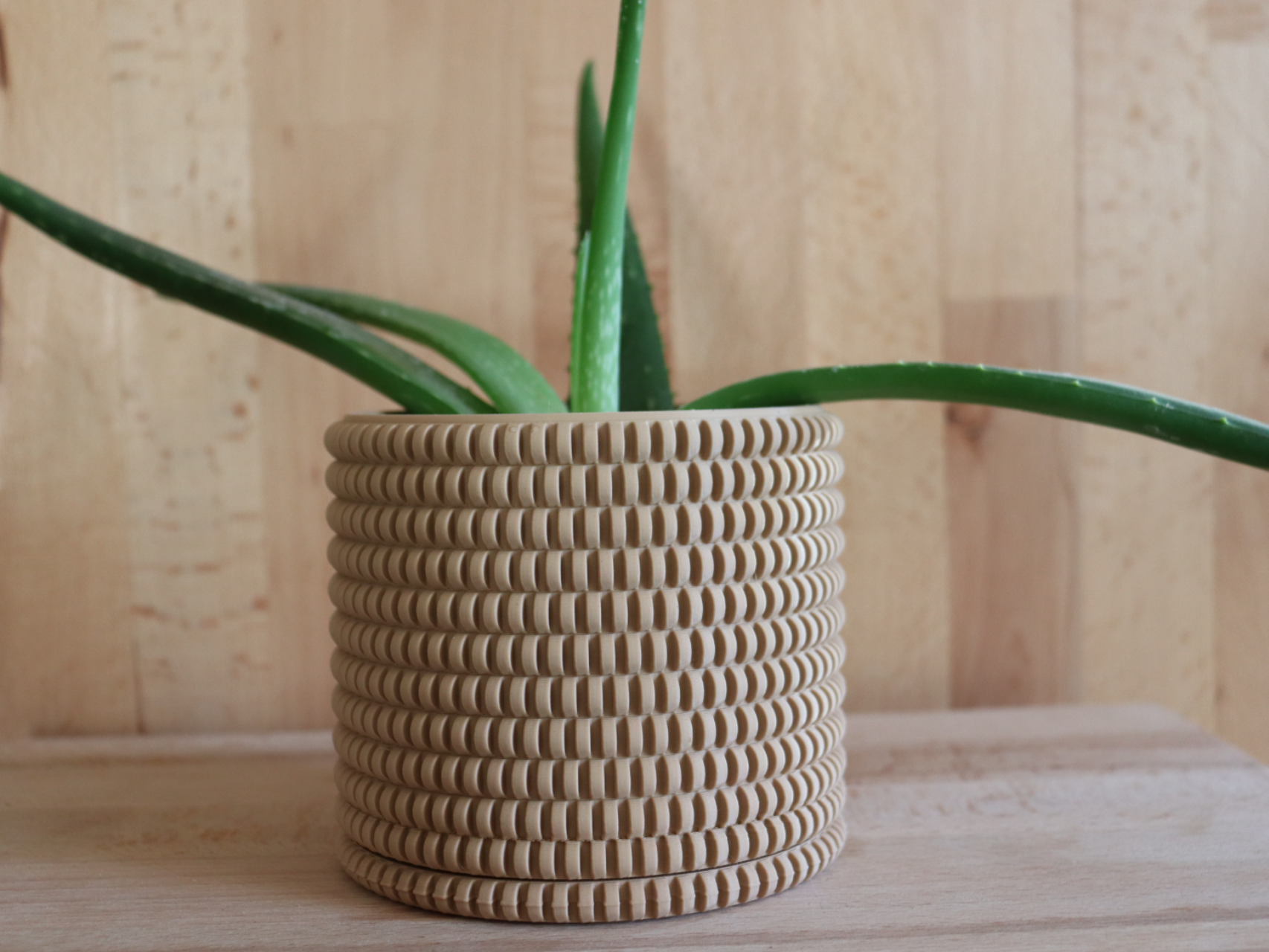 Knurling Planter