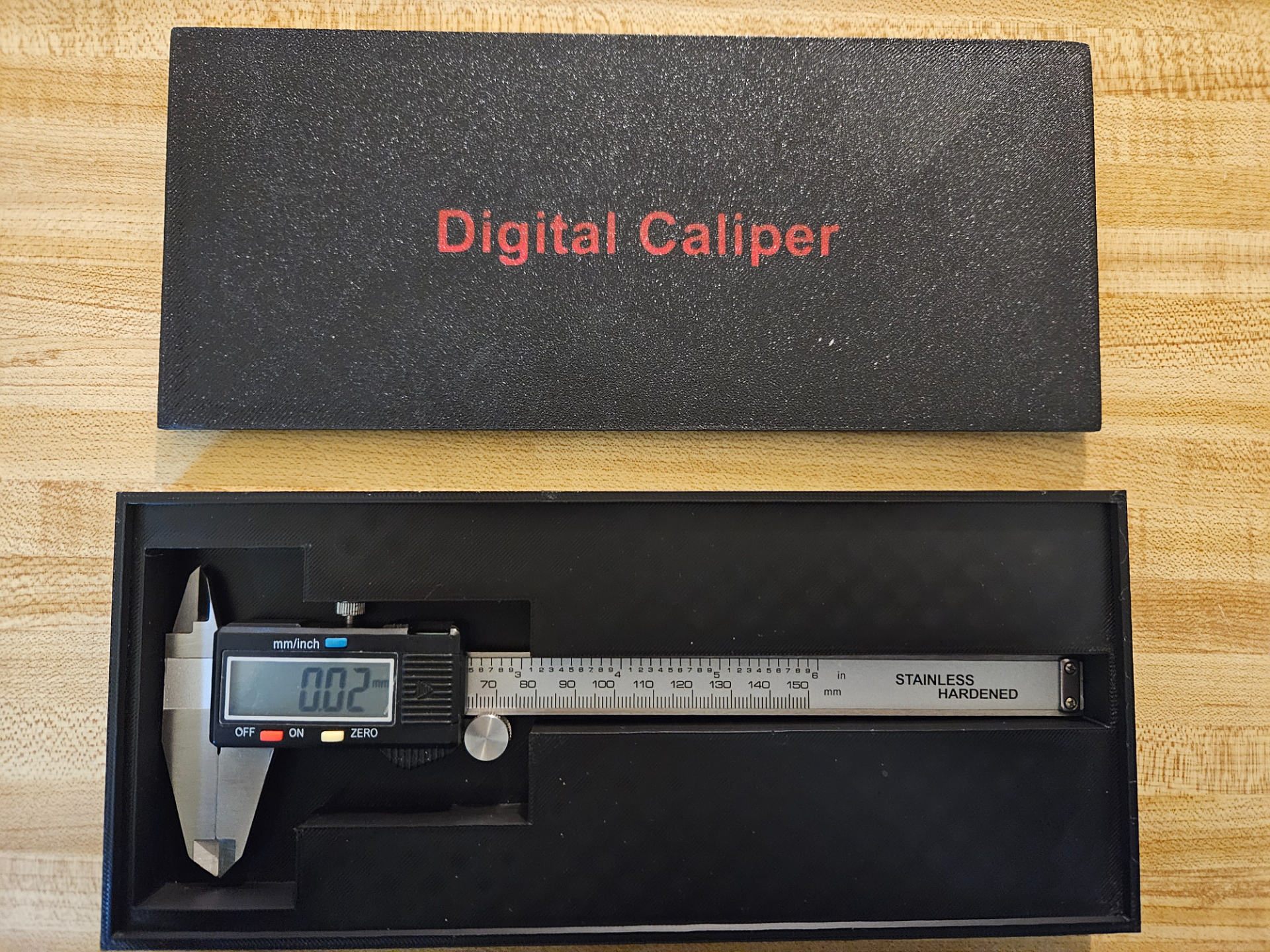 Digital Caliper Case with Lid