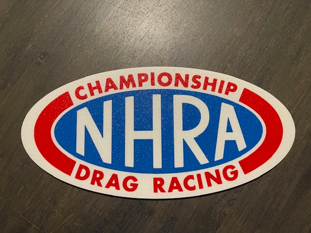 NHRA Drag Racing Primary Logo Sign