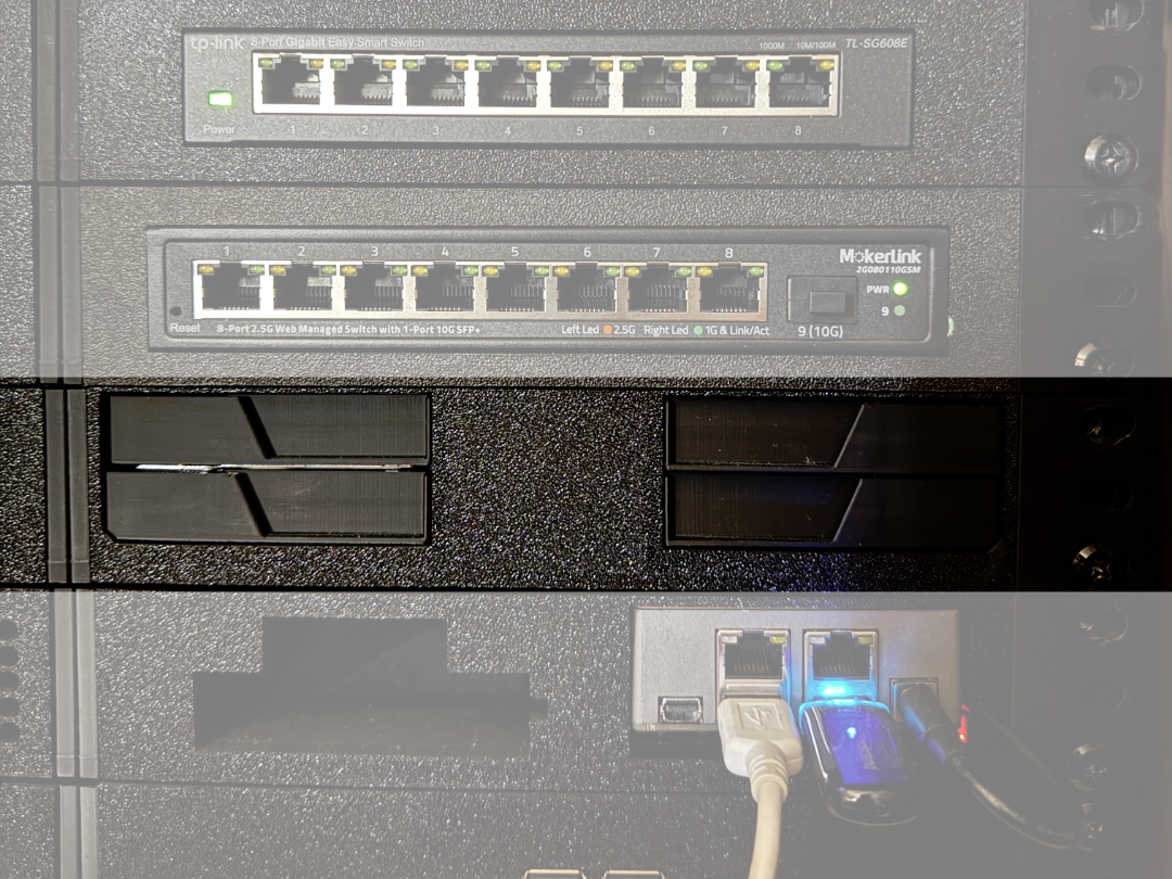 OpenRack - 4x 2.5 HDD Insert
