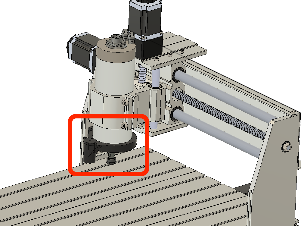 6040z CNC/80mm spindle Roland drag knife adapter