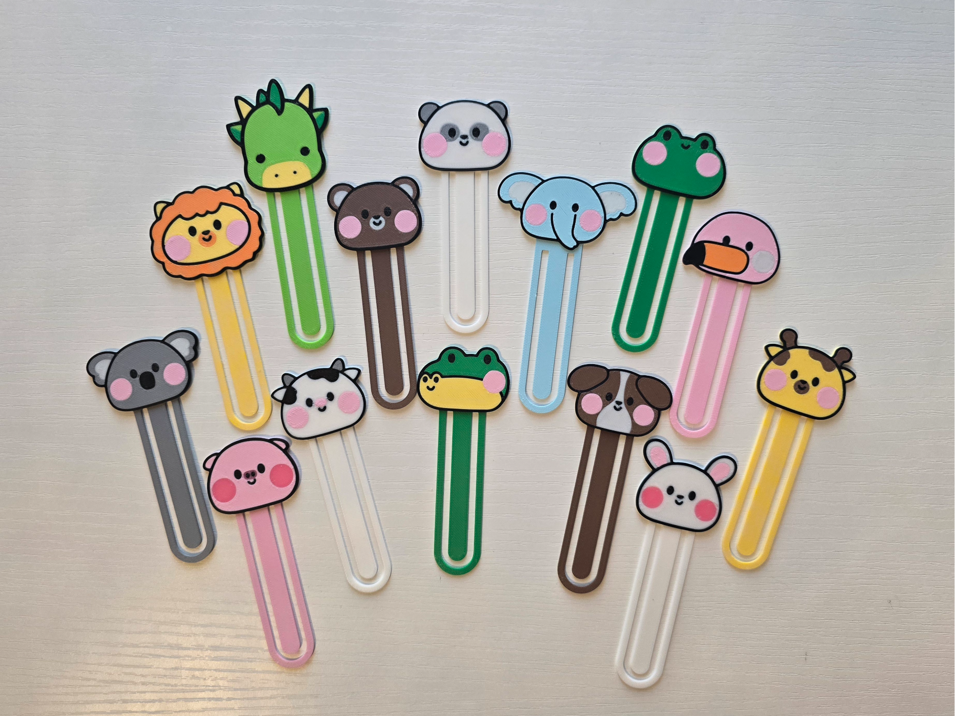 Kawaii Animal Bookmarks