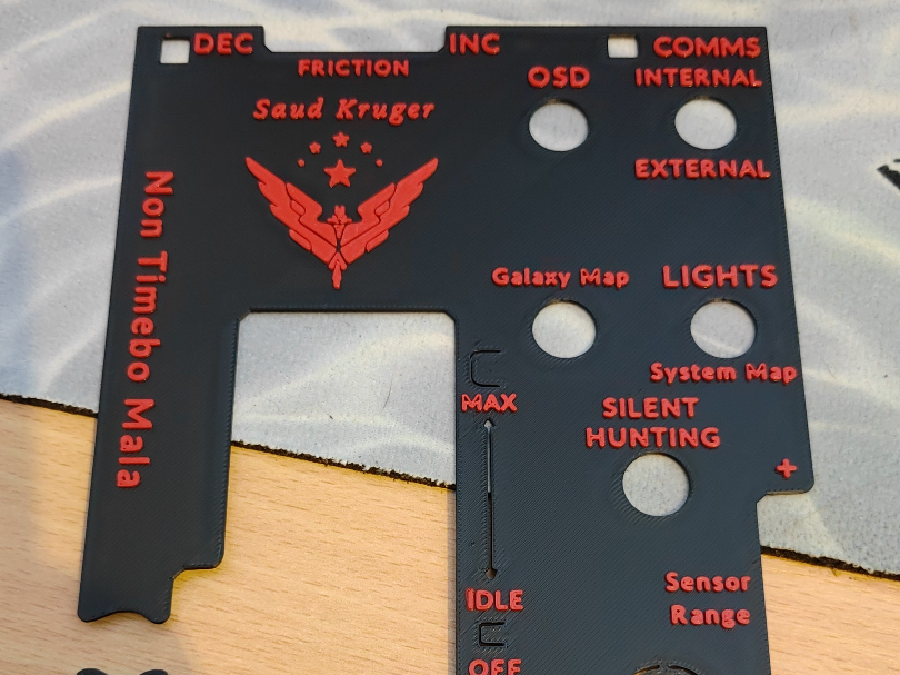 Warthog Throttle cover plate NO AMS - E&D