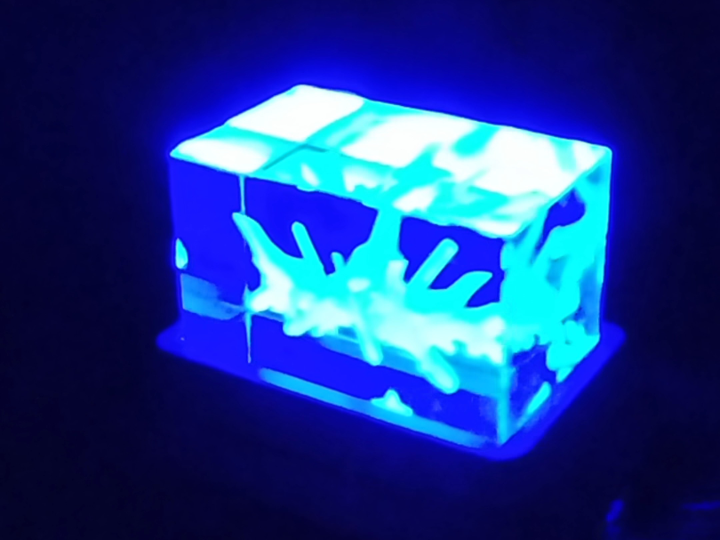 Engrave LED Glass Block Display xtool F2 Ultra UV
