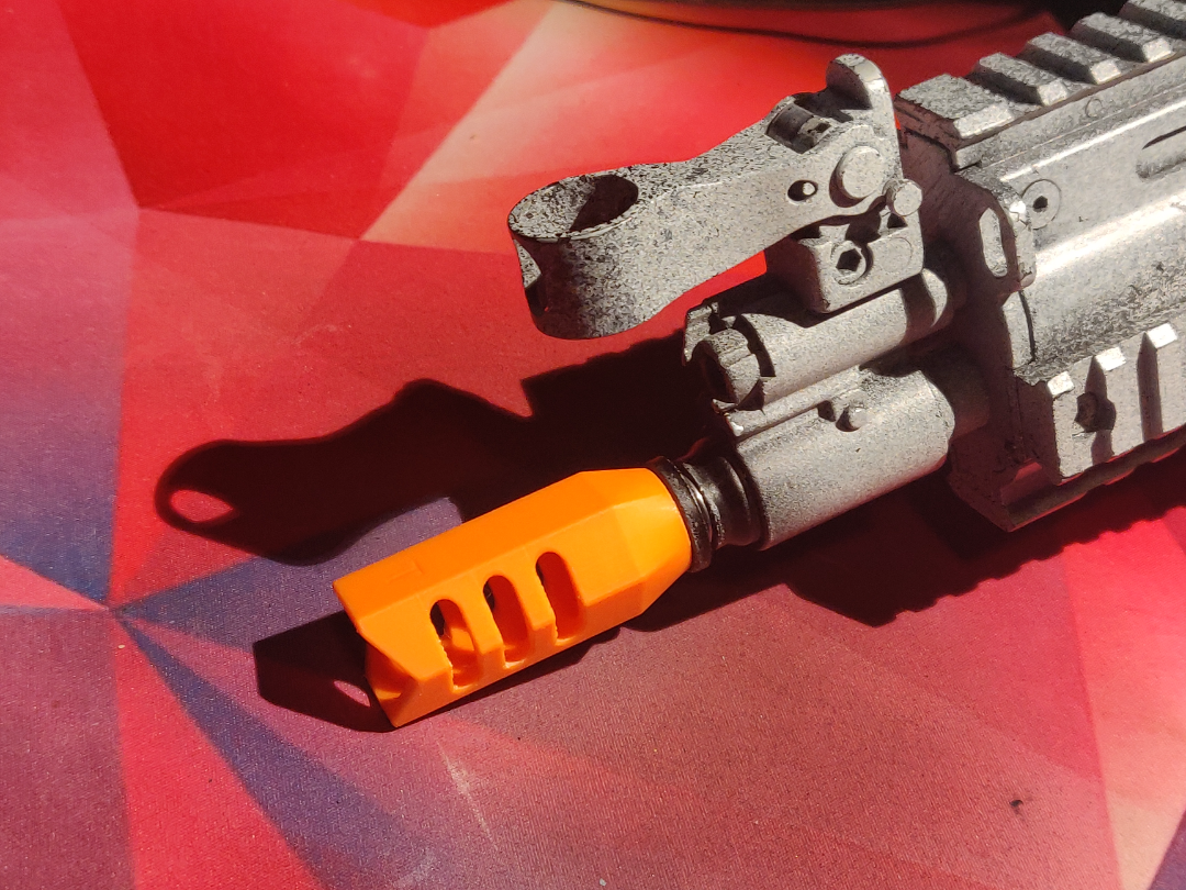 Airsoft "Steel Muzzle Break" (M14x1 CCW)