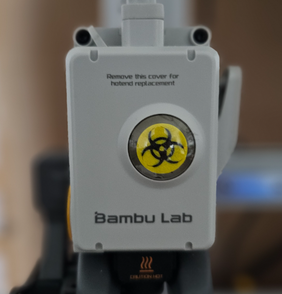 Biohazard A1 extruder wheel cover