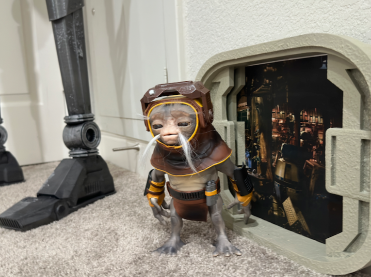 Star Wars Anzellan Worshop Door The Mandalorian
