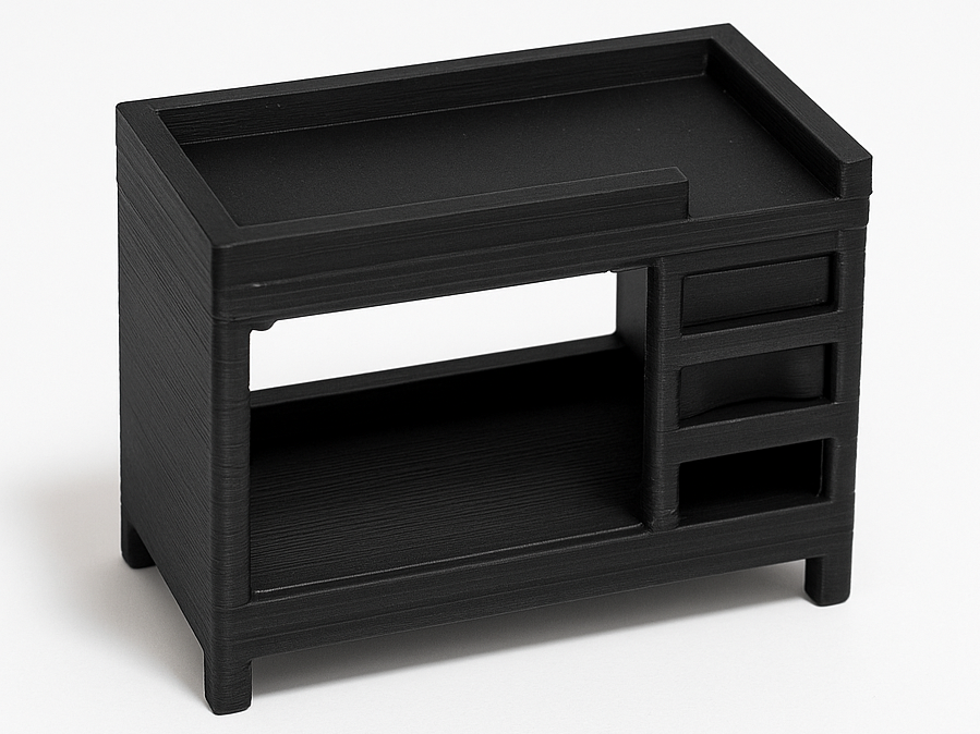 1:40 Scale Dollhouse Furniture – Bunk Bed