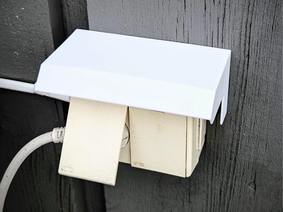 Parametric Rain / Weather Cover For Outlets