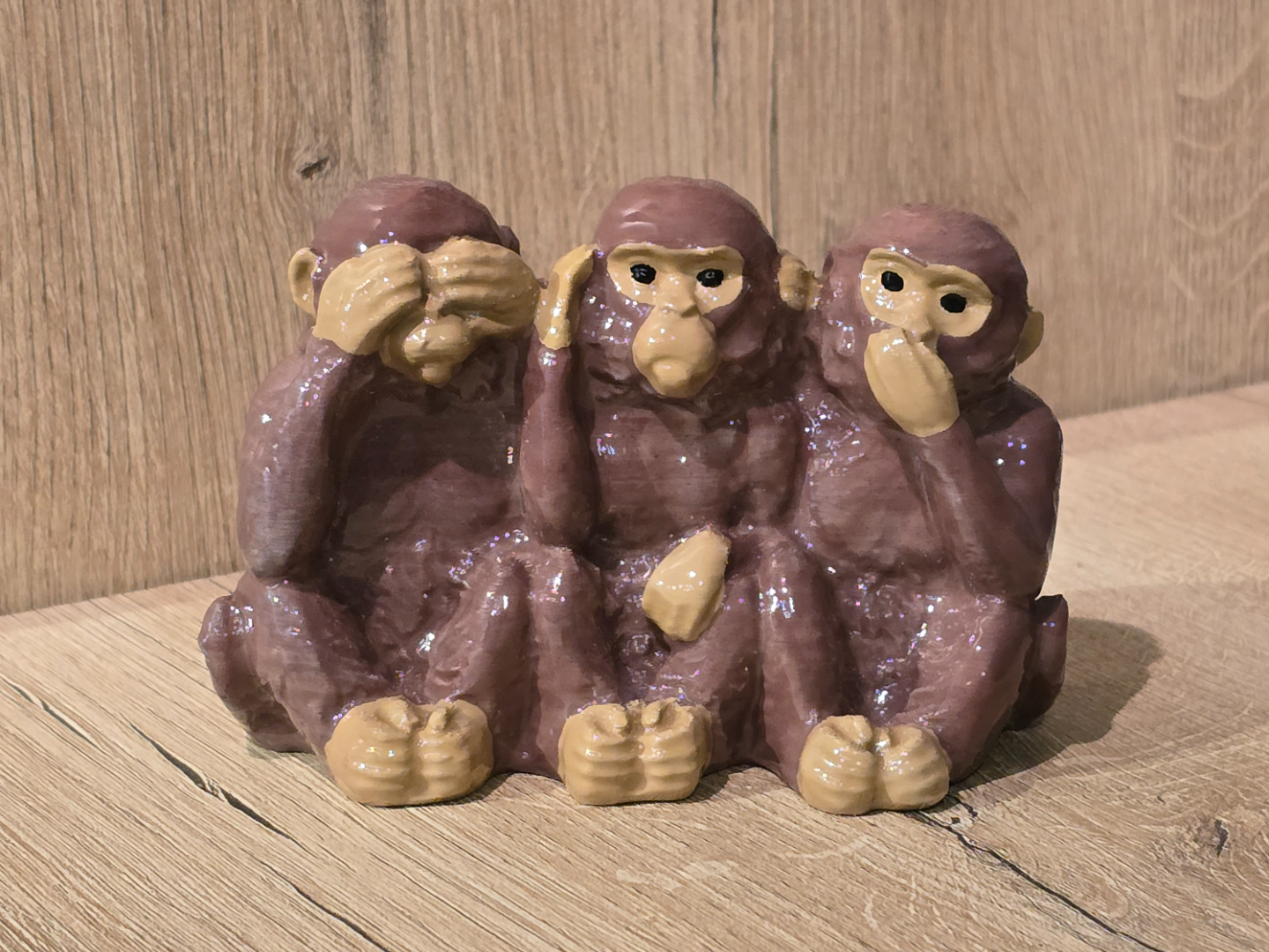 Les trois singes sages