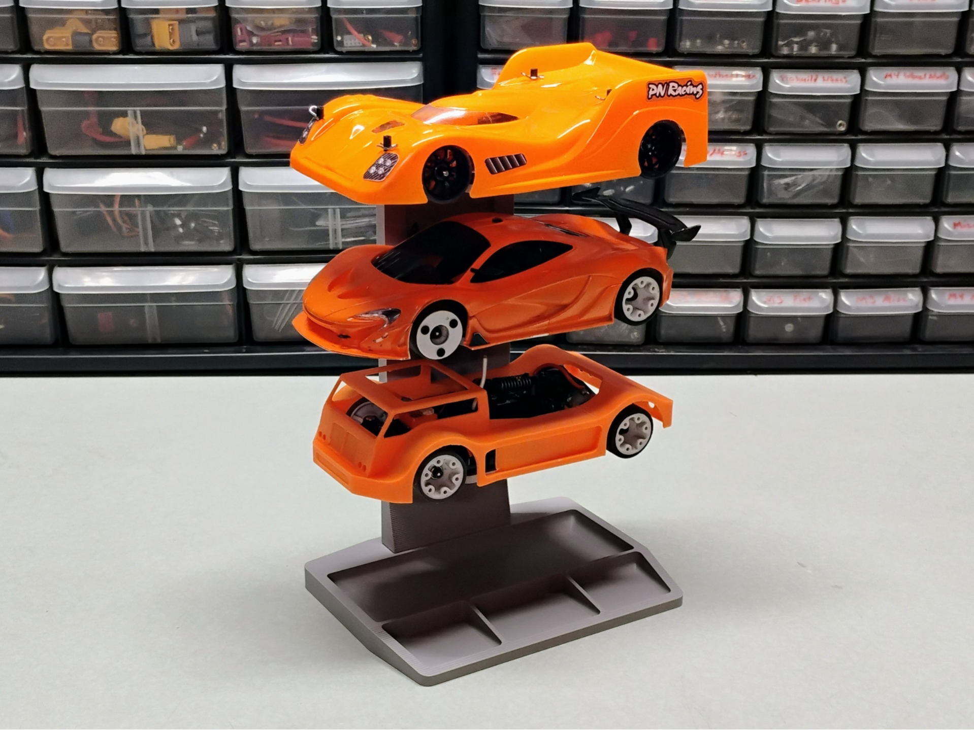 Mini-z pit stand (also for other 1/28 scale)