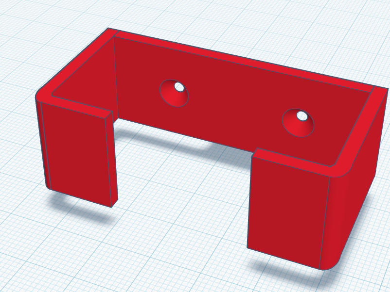 UK power strip mount