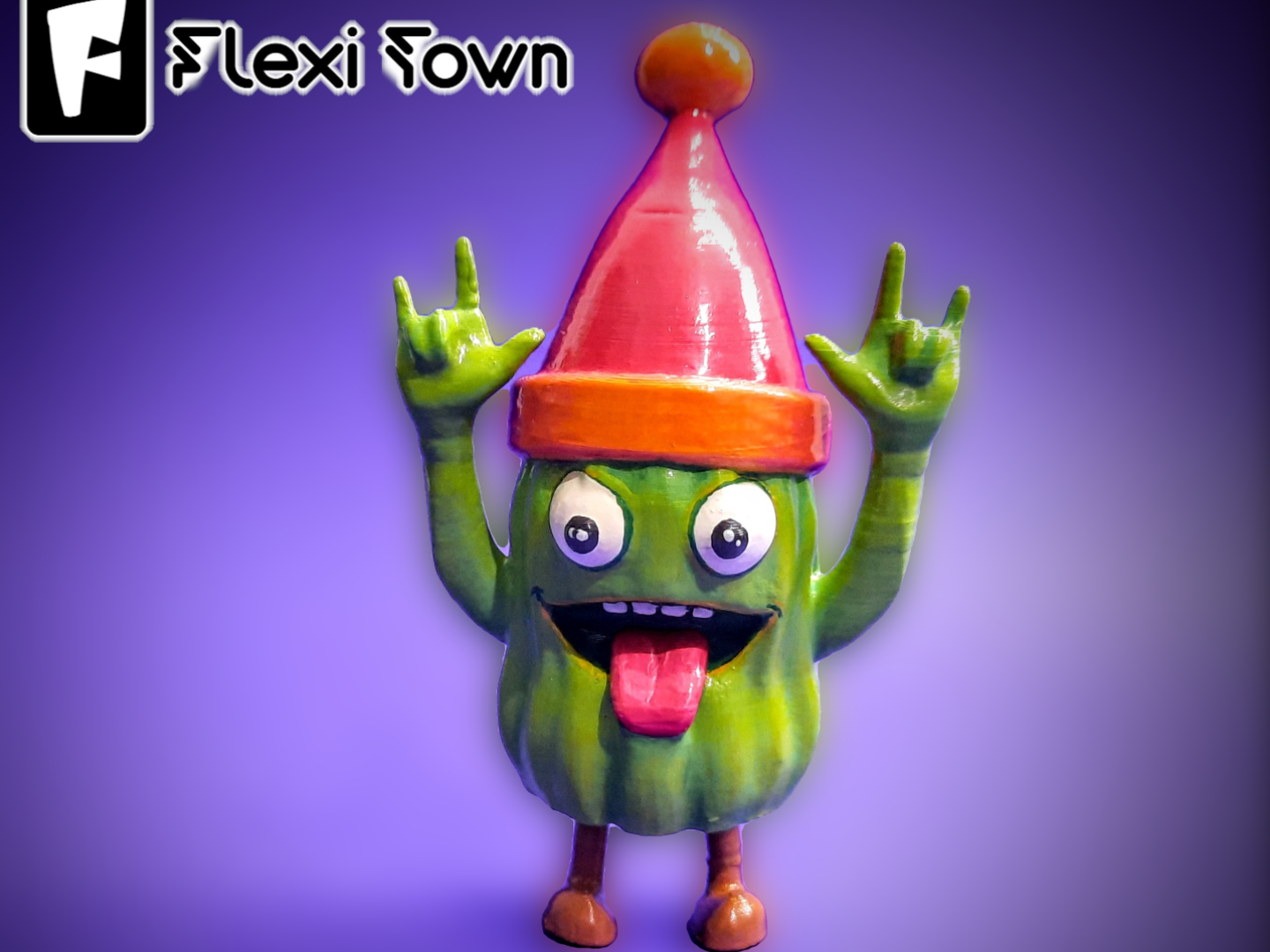 Flexi Print-in-Place Happy Cactus