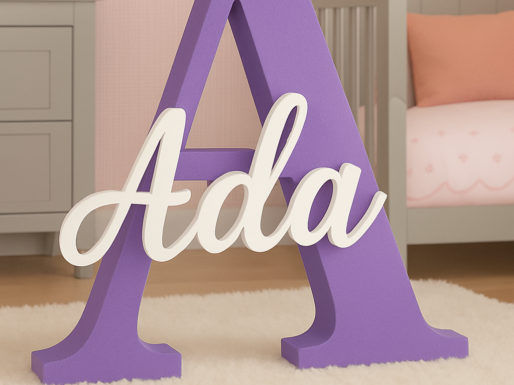 Ada Nursery Letter Name Decor