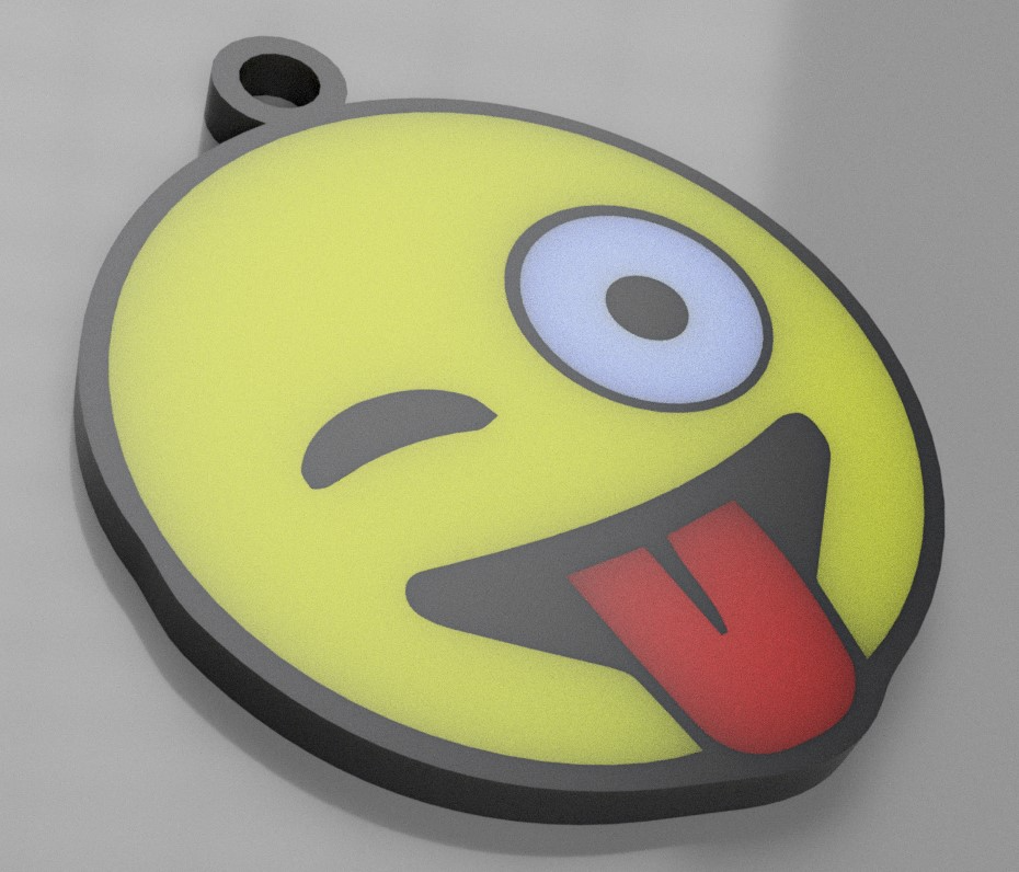 Keychain Emoji Theme - blind