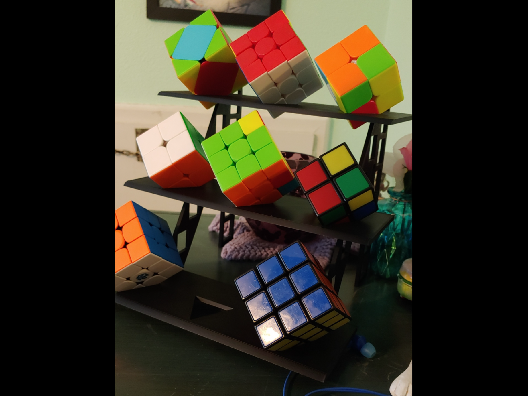 Rubik's Cube Display Shelf - Slim Version