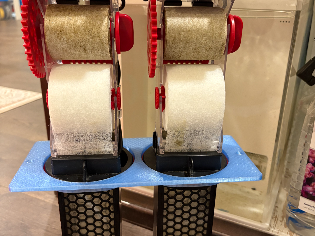 Dual Nano MAT 4" filter sock adapter for fuji cube