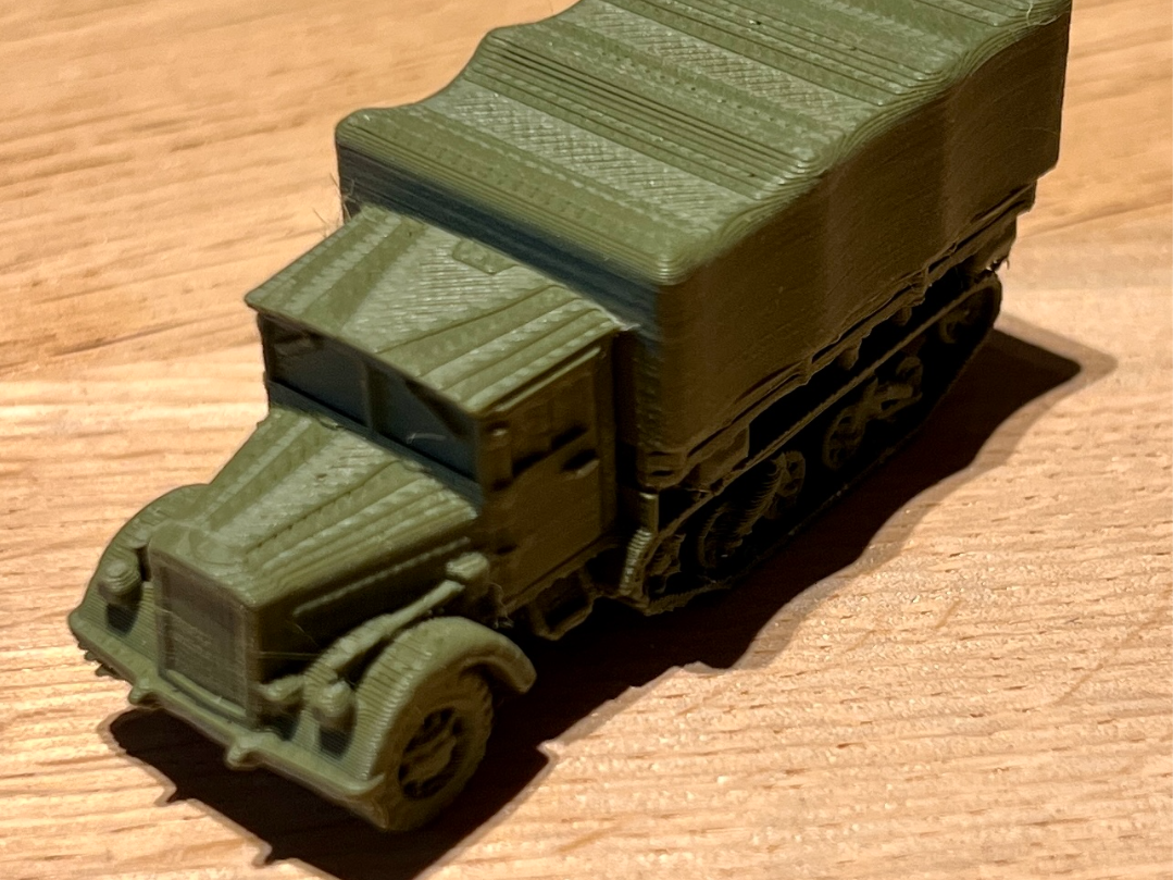 Opel Blitz Half truck with wooden cabin