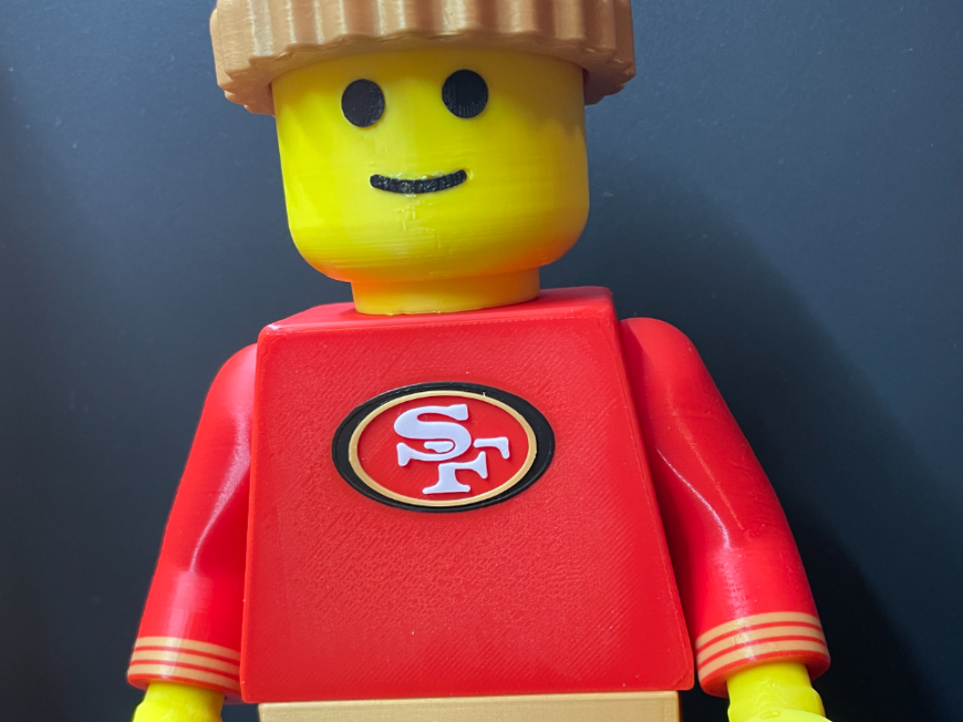 SF 49ers Fan Big Brick Figure (6:1)