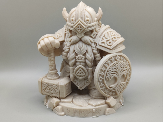 Runic Dwarf Guardian figurine