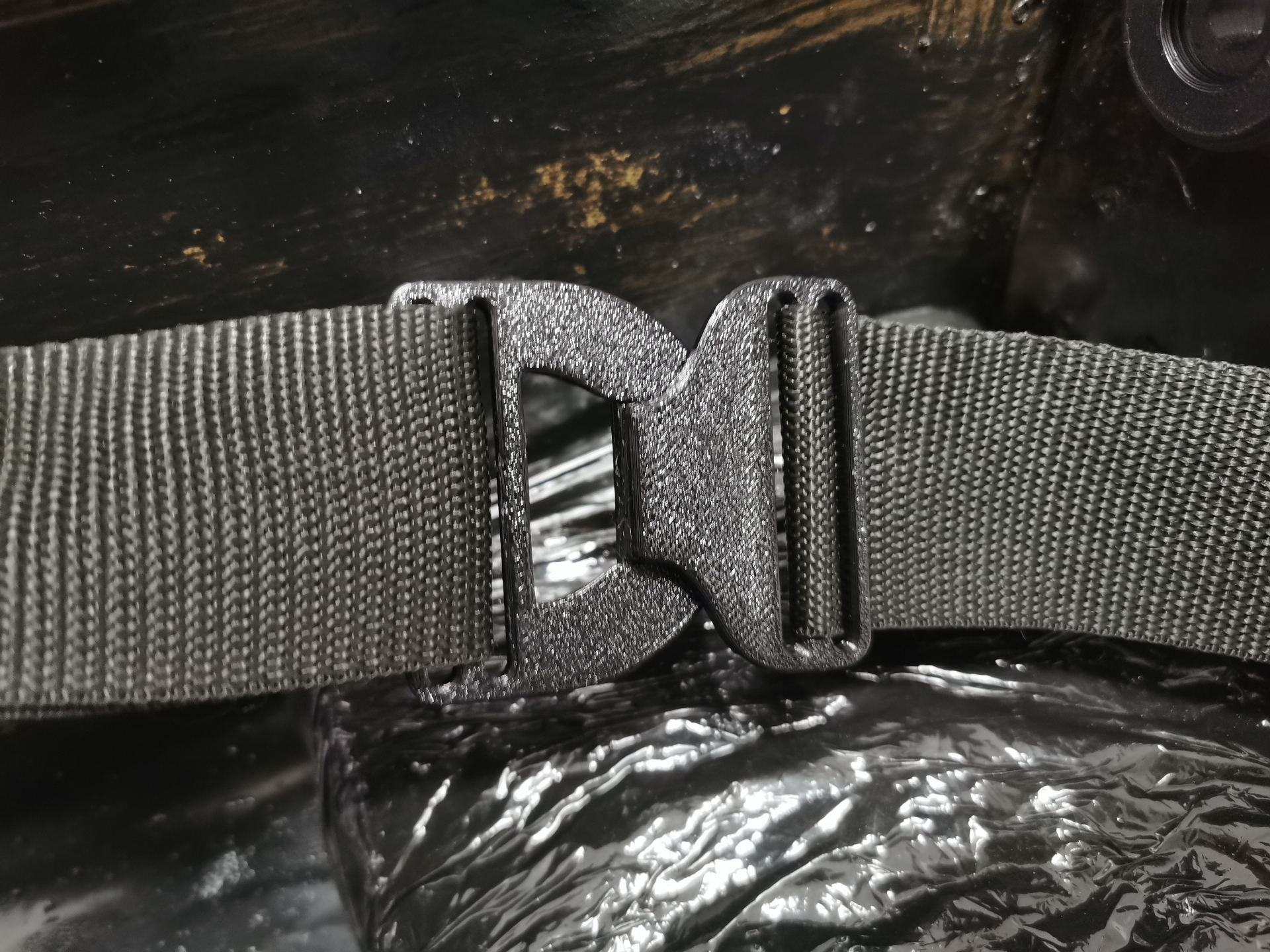 Belt buckle snap lock 5cm 2"in strap short clasp