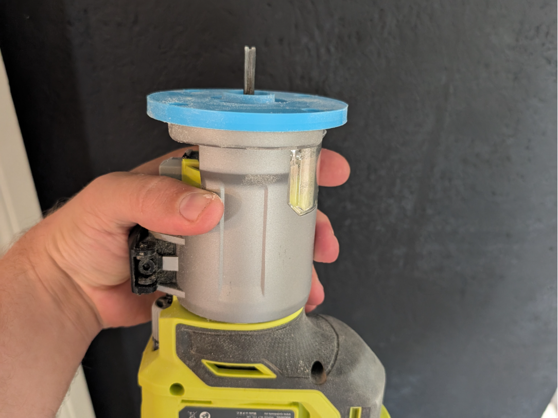Ryobi router template base