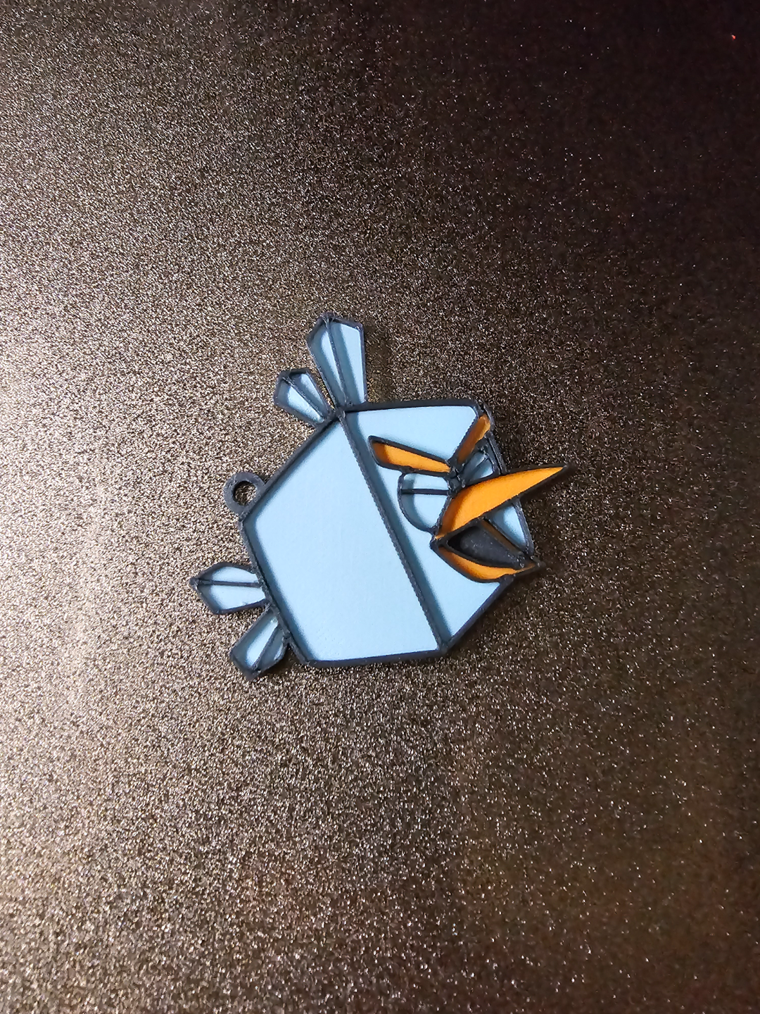 Angry Bird Ice bird keychain