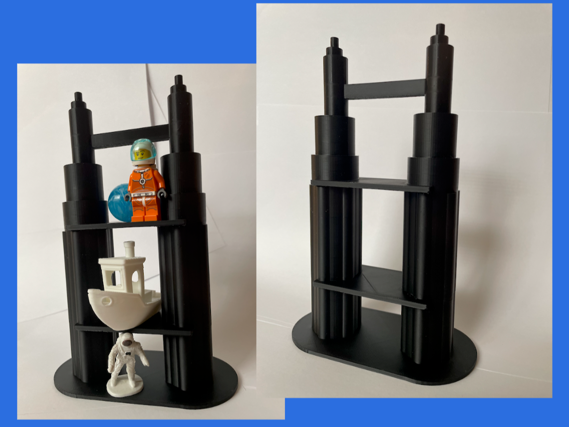 Small Futureistic Sky Sckraper Shelf