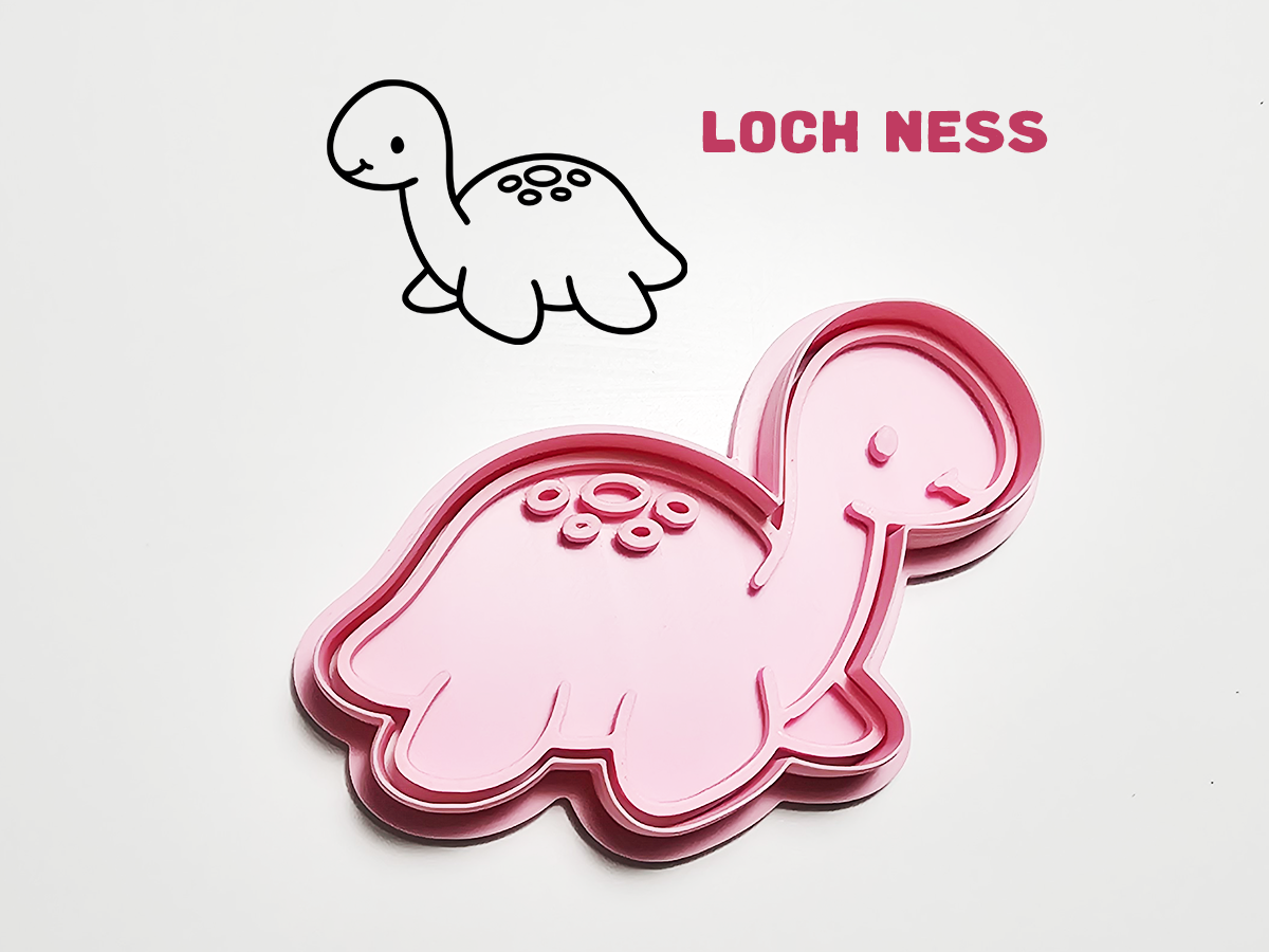 Loch Ness Cookie Cutter / Stamp