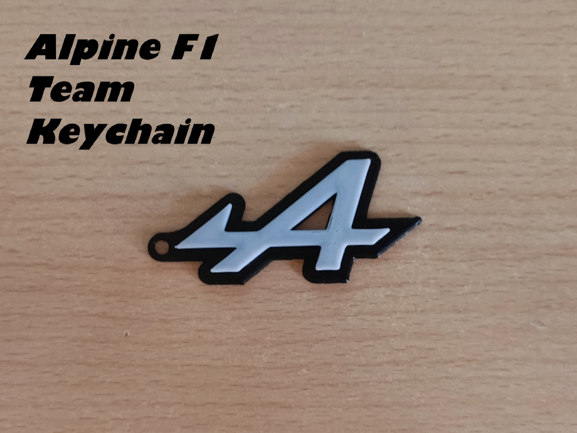 Alpine F1 Team Keychain