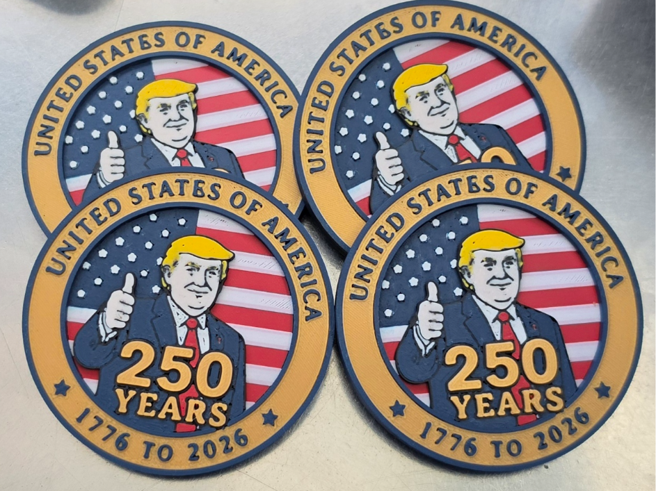 Trump 250 year pin