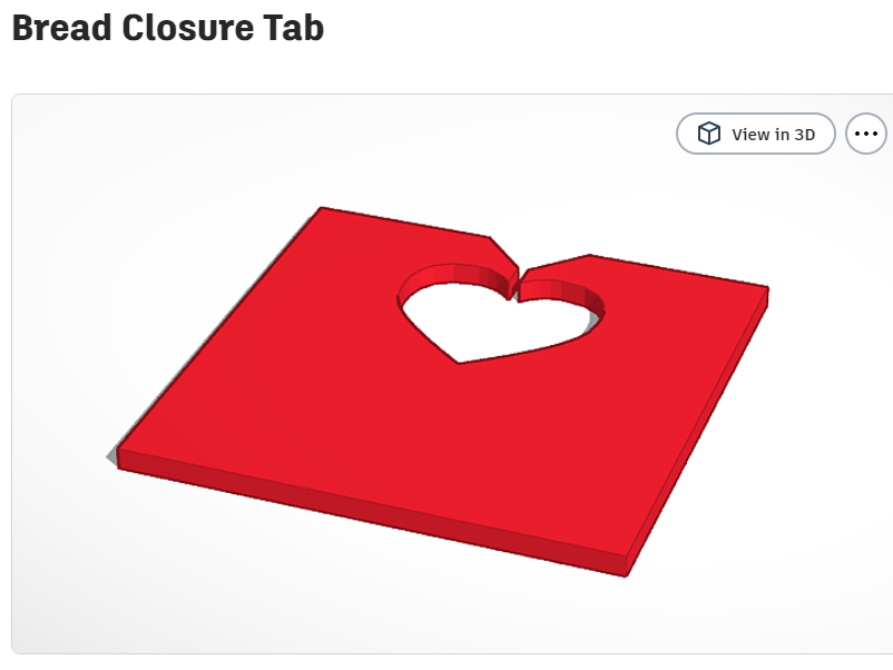 Bread closure tabs