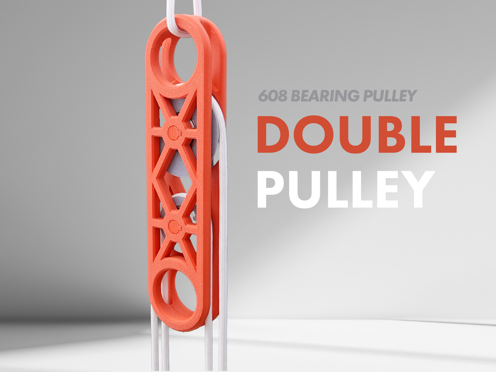 Double Pulley Block (2x608) – 1:4 Pair Set