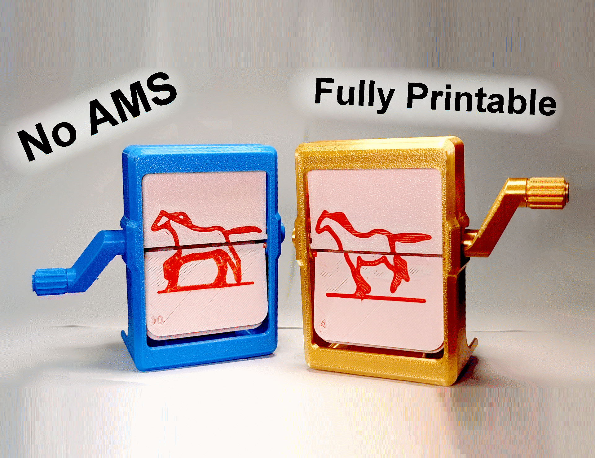 Mechanical Flip Book Horse Running No AMS nedded