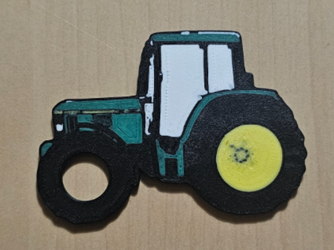 John Deere 6400 Keychain
