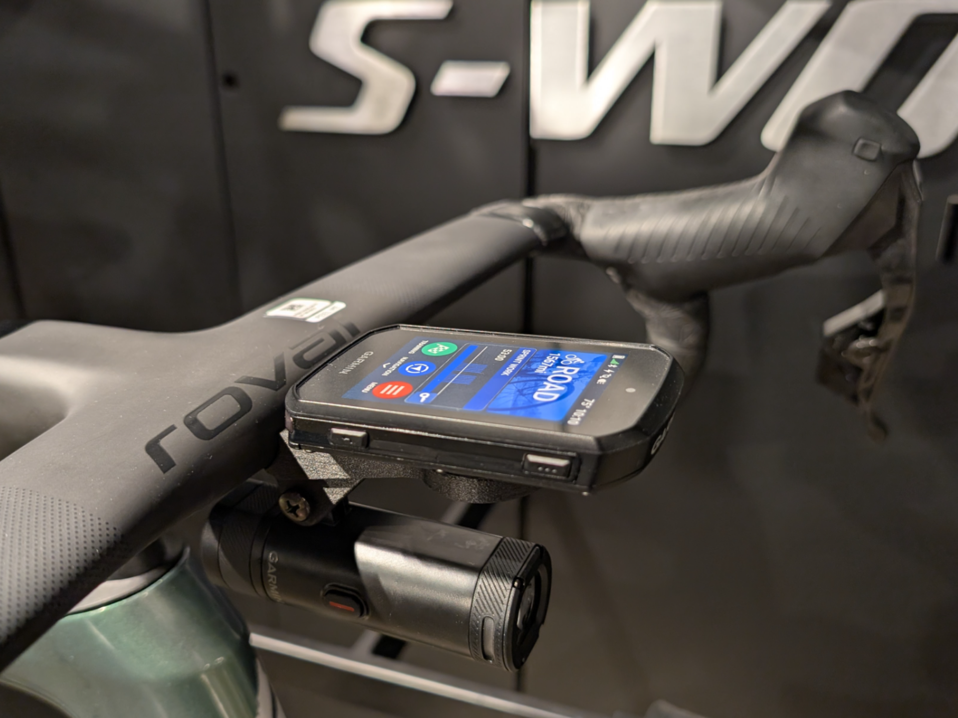 Tarmac SL8 J-Rad Spoons Garmin and Wahoo