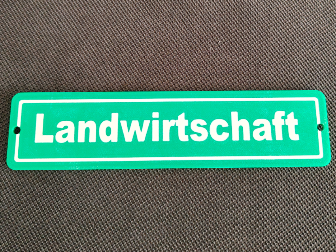 Landwirtschaft, Schild, Auto, Saugnapf