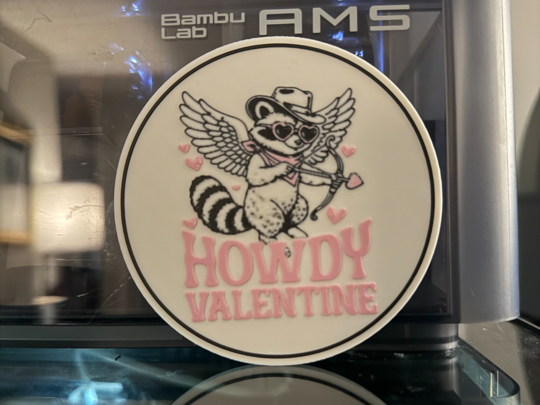HOWDY VALENTINE - COASTER