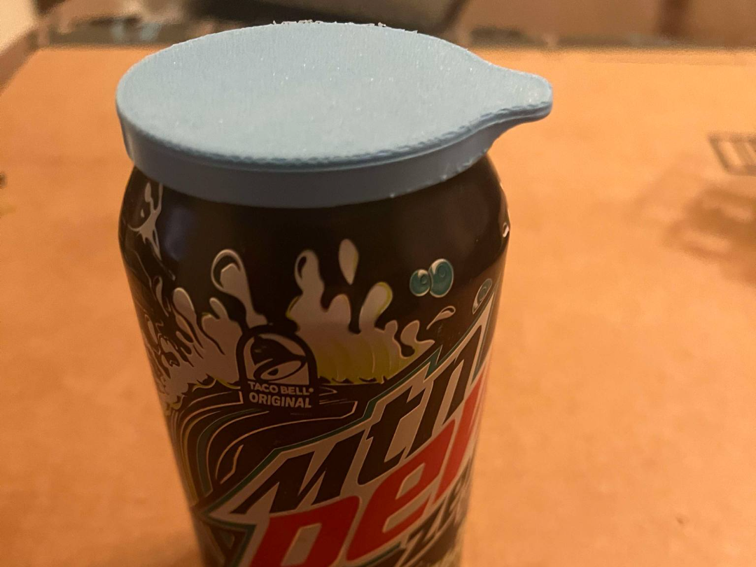 Soda can cap