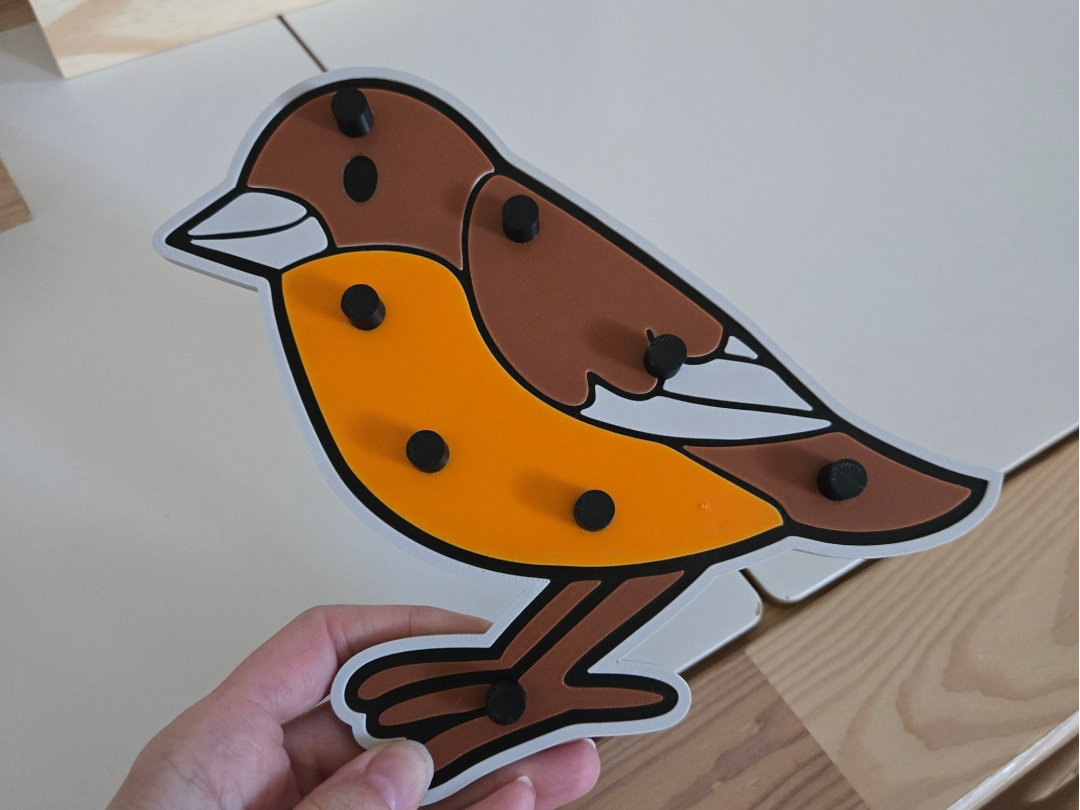 support oiseau pour bouchon de compote