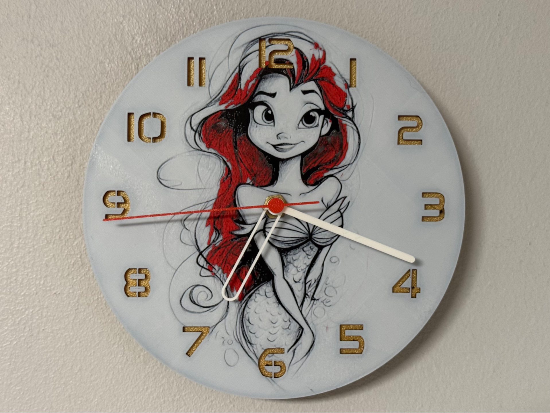 wall / desk clock The Little Mermaid