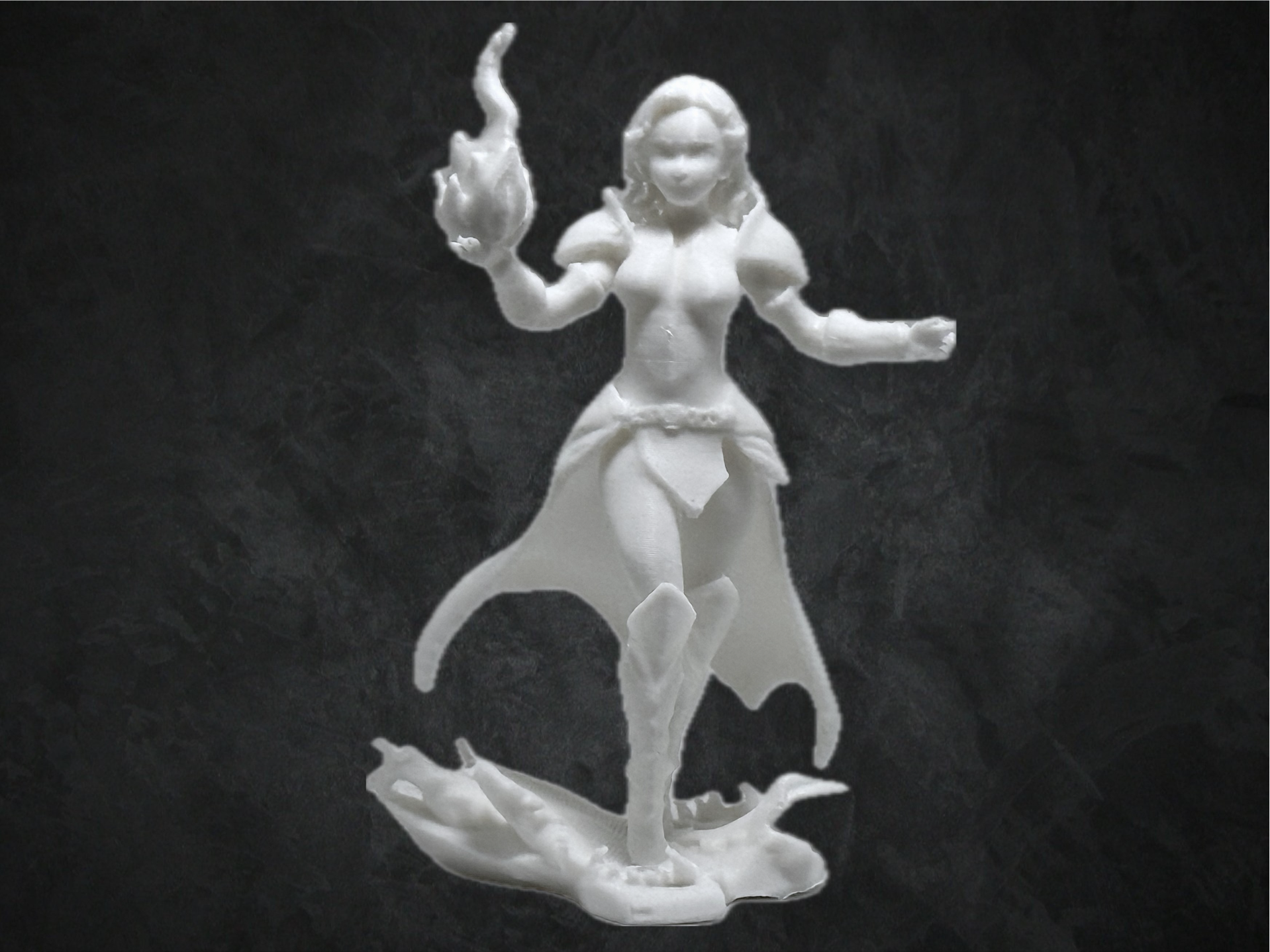 Female Elven Fire Mage
