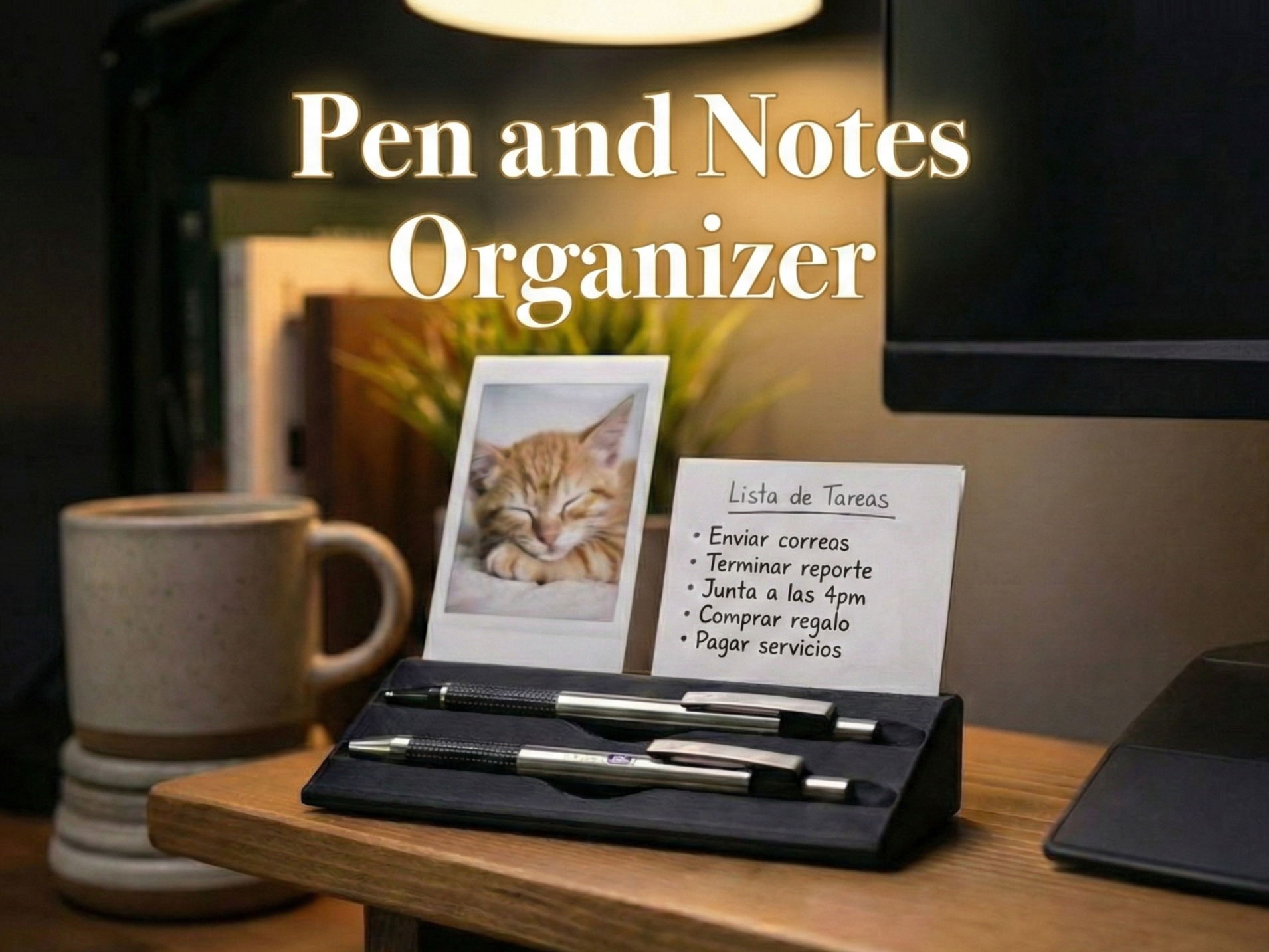 Pen and Notes Organizer
