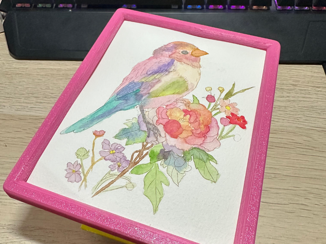 Simple Photo Frame with Back Cover (135x175mm)