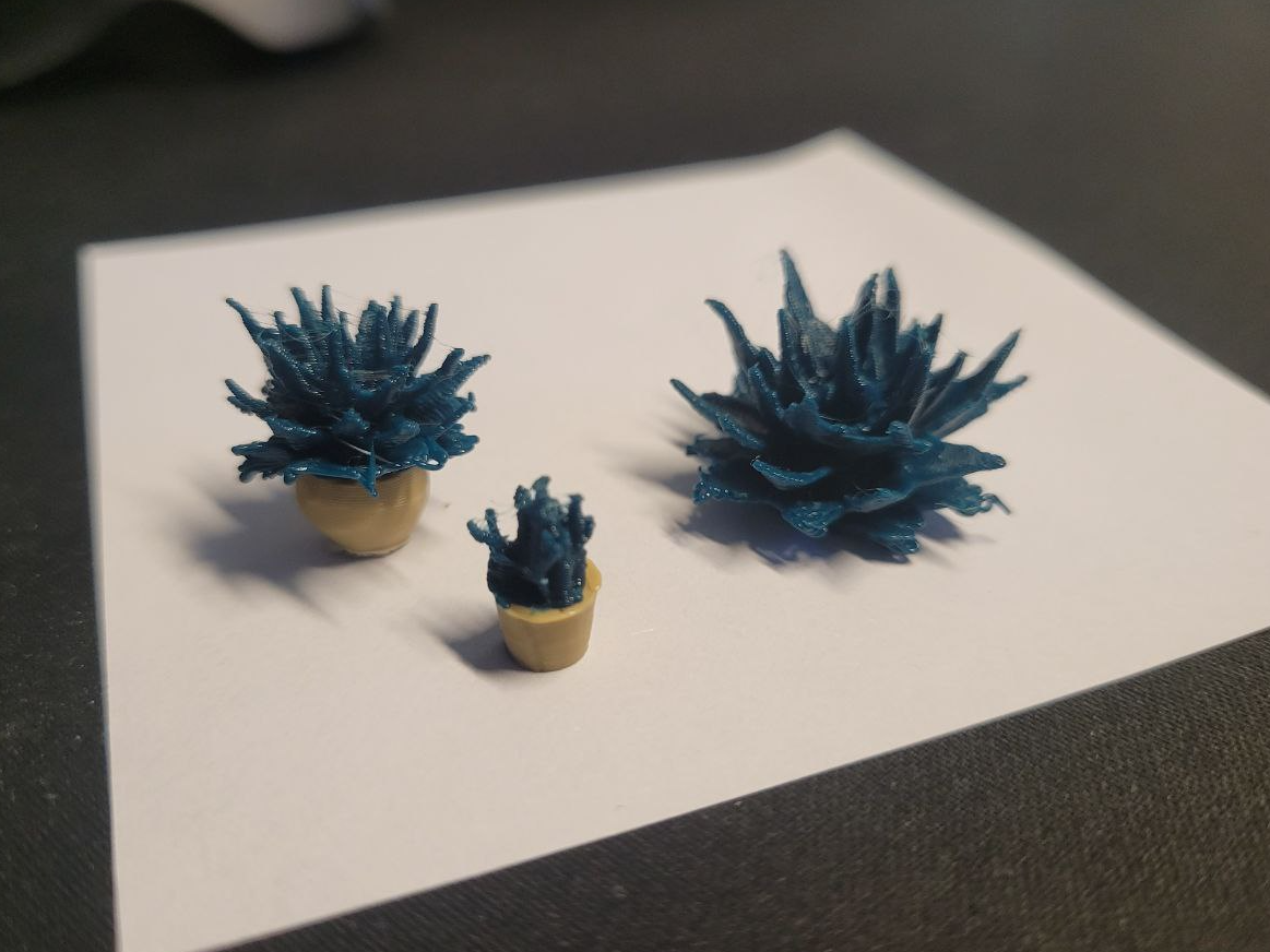 Diorama plants